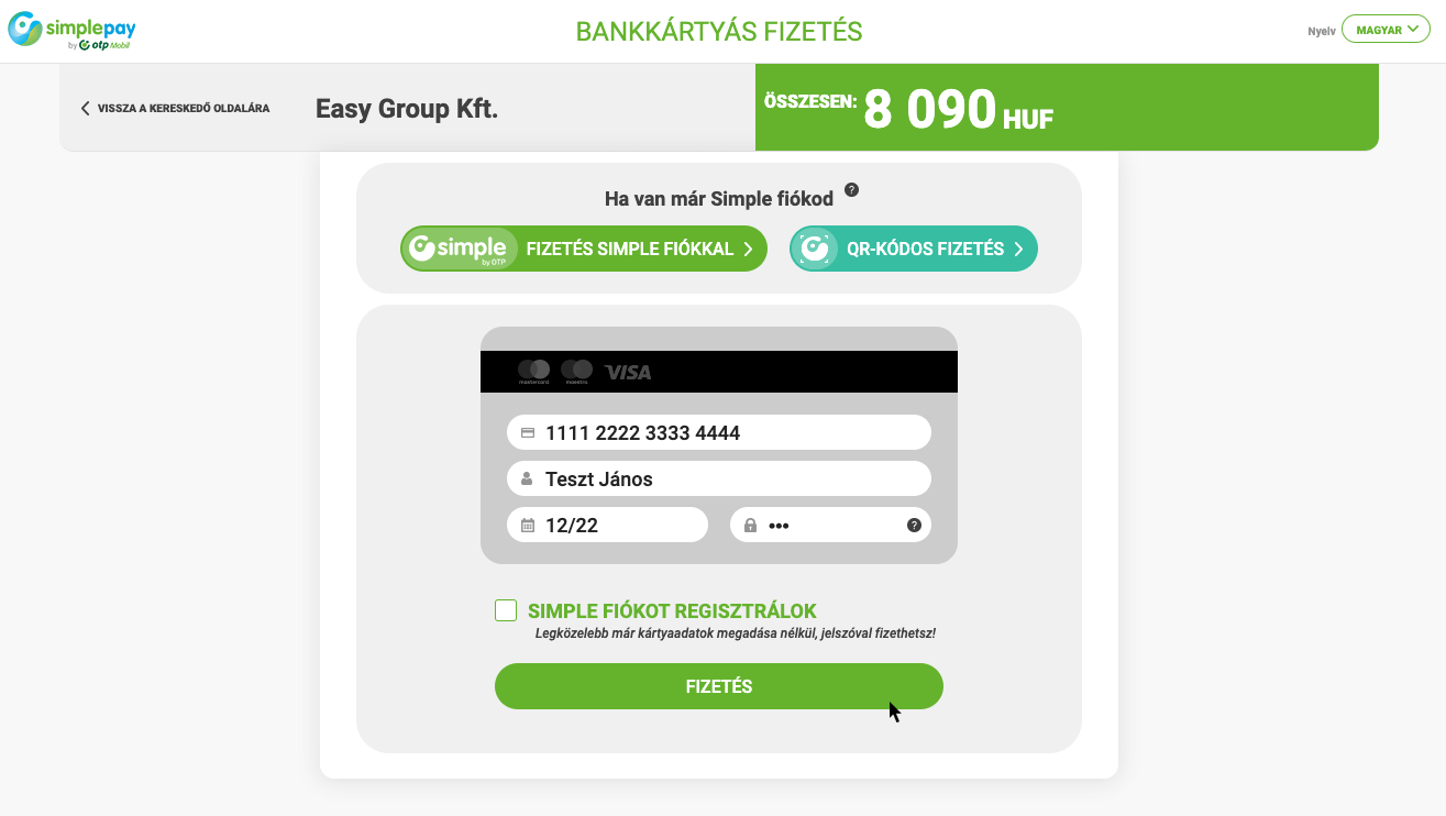 simple pay payment